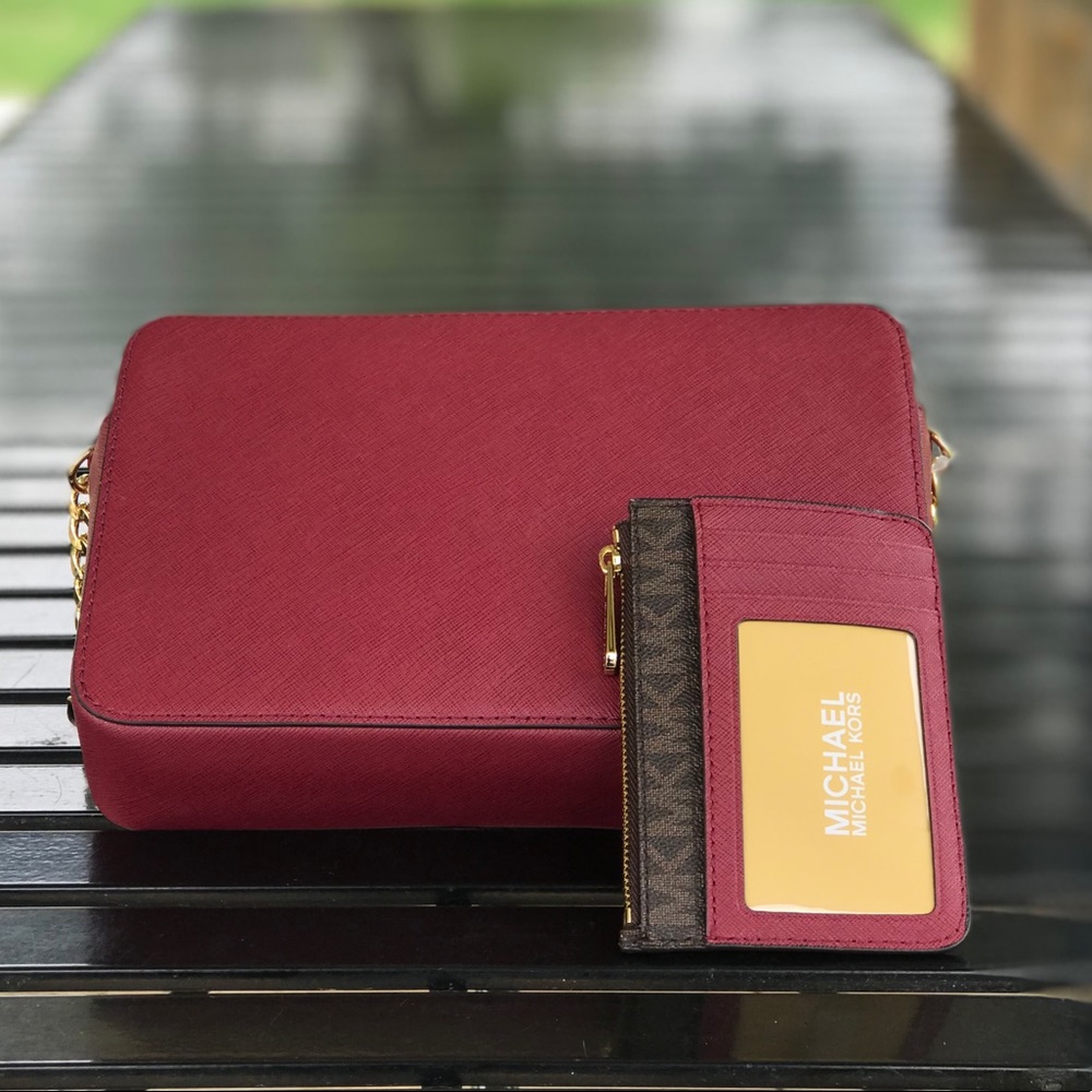 Michael Kors Jet Set EW Crossbody + Coinpouch ID - Picture 3 of 8